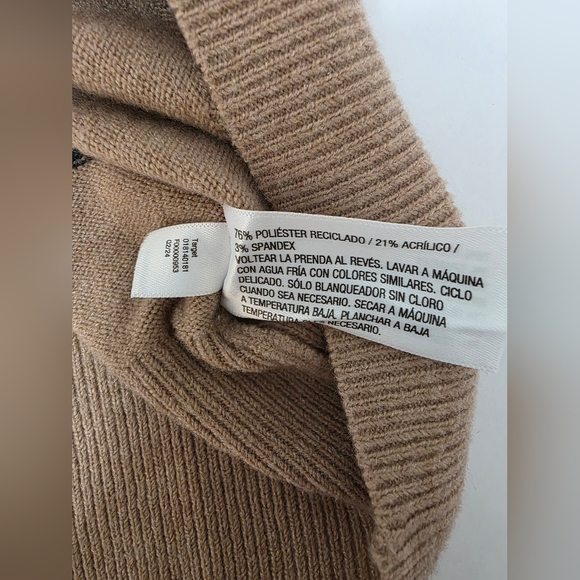 a new day Tan and Black Striped Sweater - Picture 6 of 6